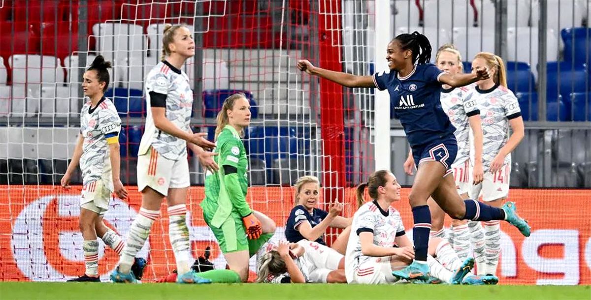 UCWL, Champions League Femenino, PSG, Bayern Múnich, Marie-Antoinette Katoto