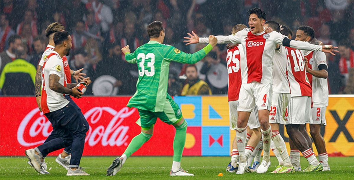 Holanda, Eredivisie, Ajax, Heerenveen, Edson Álvarez, bicampeón, Erik Ten Hag