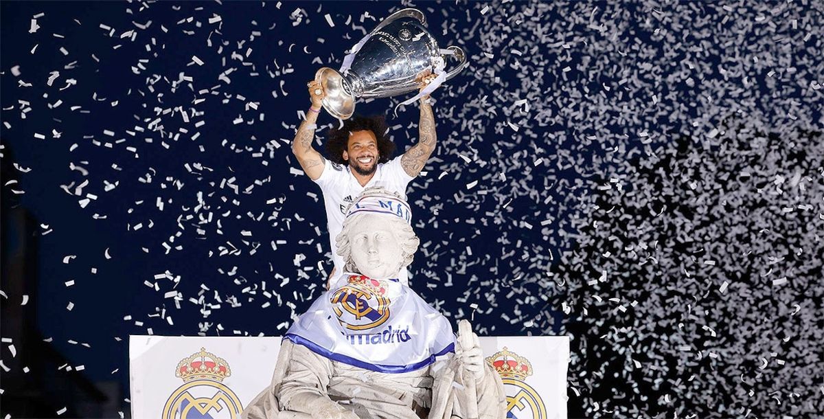 Real Madrid, UEFA Champions League, Champions League, festejos, Marcelo, Santiago Bernabéu