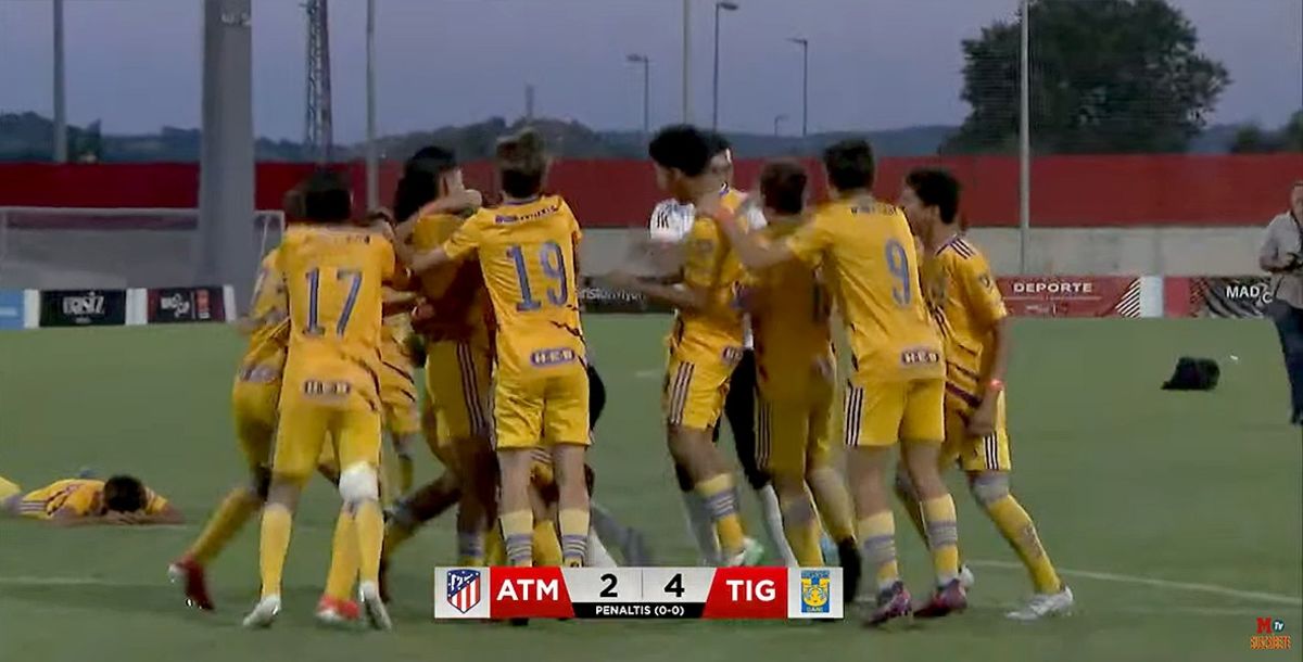 Tigres, Tigres Sub 16, MADCUP 2022, Madrid, España, categoría Cadete, Atlético de Madrid