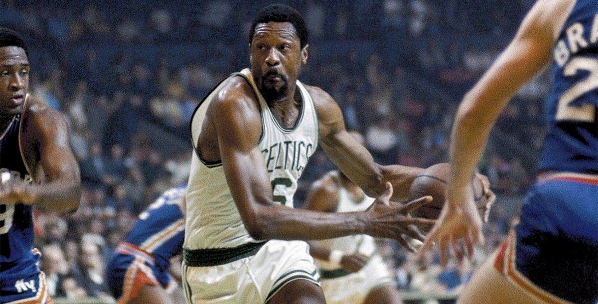 NBA, Bill Russell, Celtics, Boston, lucha contra el racismo, derechos civiles, Estados Unidos