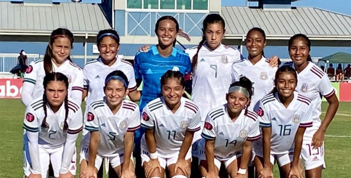 México, Selección Mexicana Femenil, Tri Sub 15, Costa Rica, Mariana Andonaegui. Emy Corona, Concacaf, Karla Maya