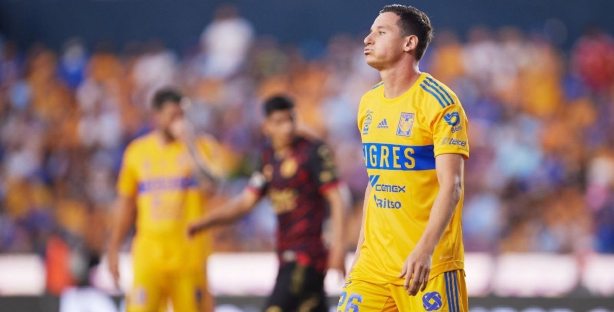 Liga MX, Apertura 2022, Tigres, Florian Thauvin, partido, Necaxa, lesión