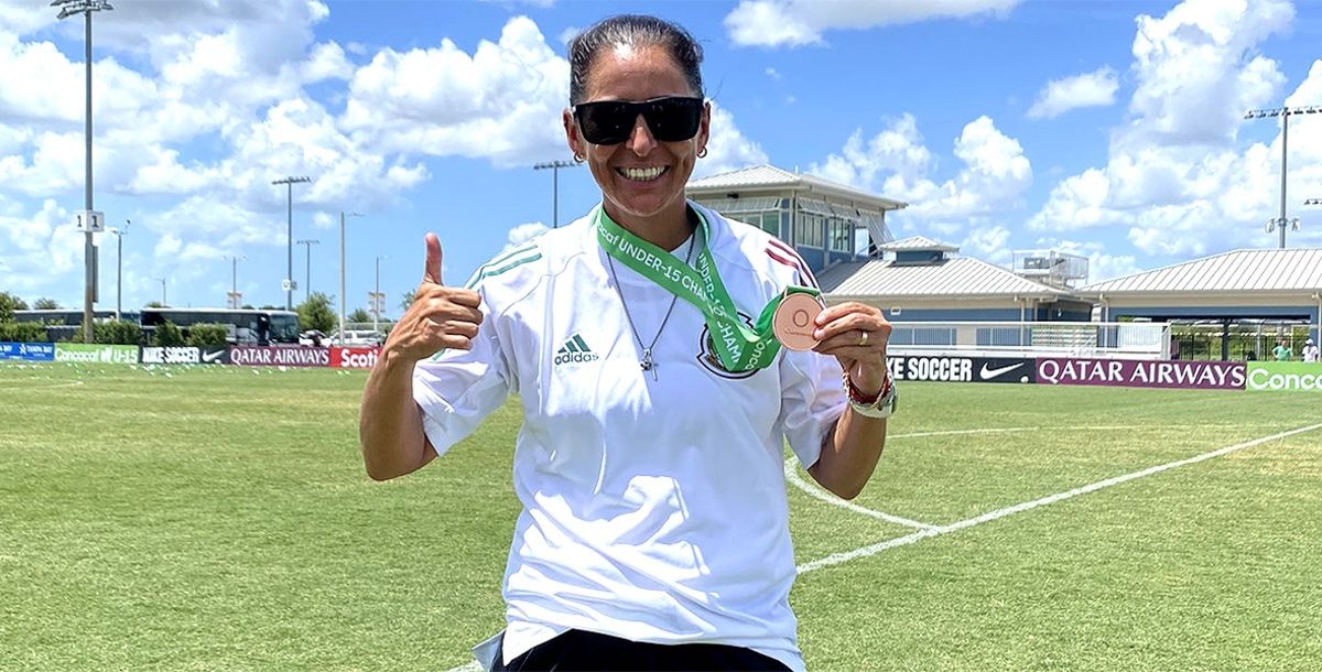 Karla Maya, Tri Femenil, Selección Mexicana, Tri Femenil Sub 15, Mónica Vergara, Maribel Domínguez