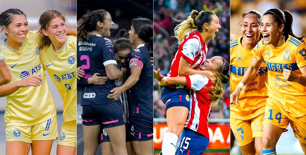 Chivas, Rayadas, Tigres Femenil, América, Pachuca, Liga MX Femenil, Apertura 2022, liderato general