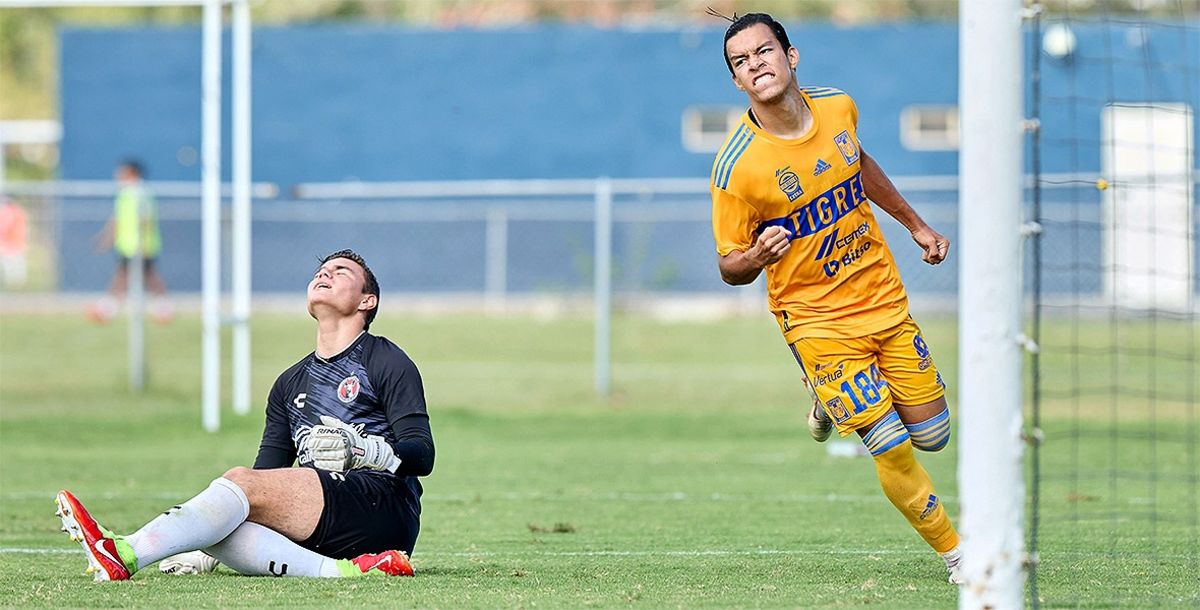 Tigres Sub 20, Xolos, Liga MX, Apertura 2022, Hernán Elizondo, Isaías Galván, Fernando Ordóñez, Fernando González