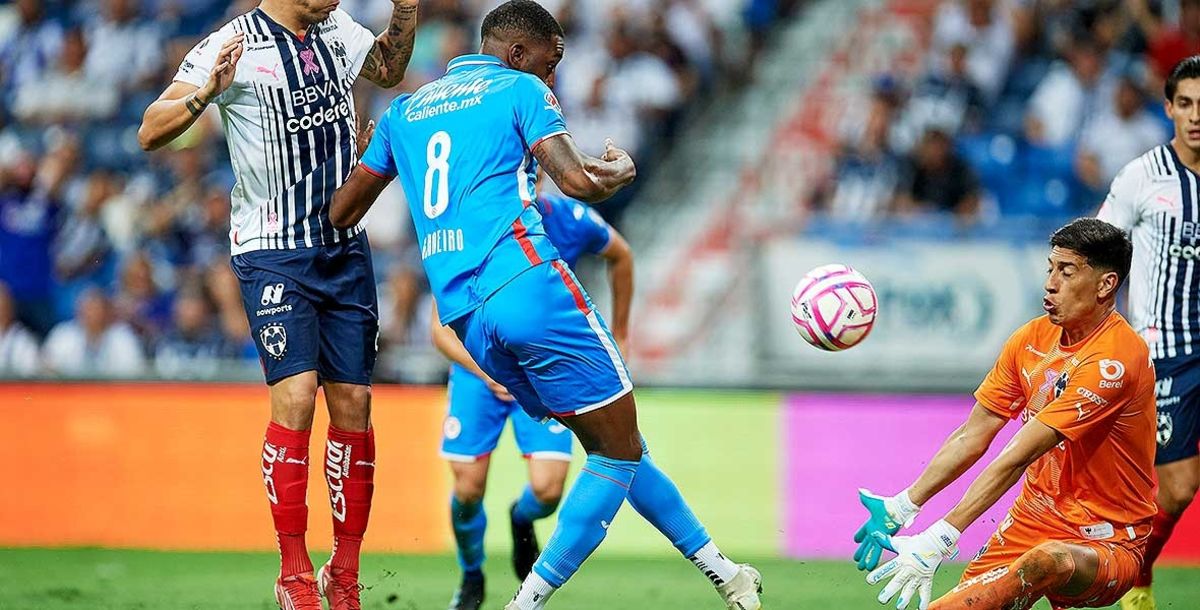 Rayados, Esteban Andrada, Cruz Azul, Liga MX, Liguilla, Apertura 2022, Cuartos de Final