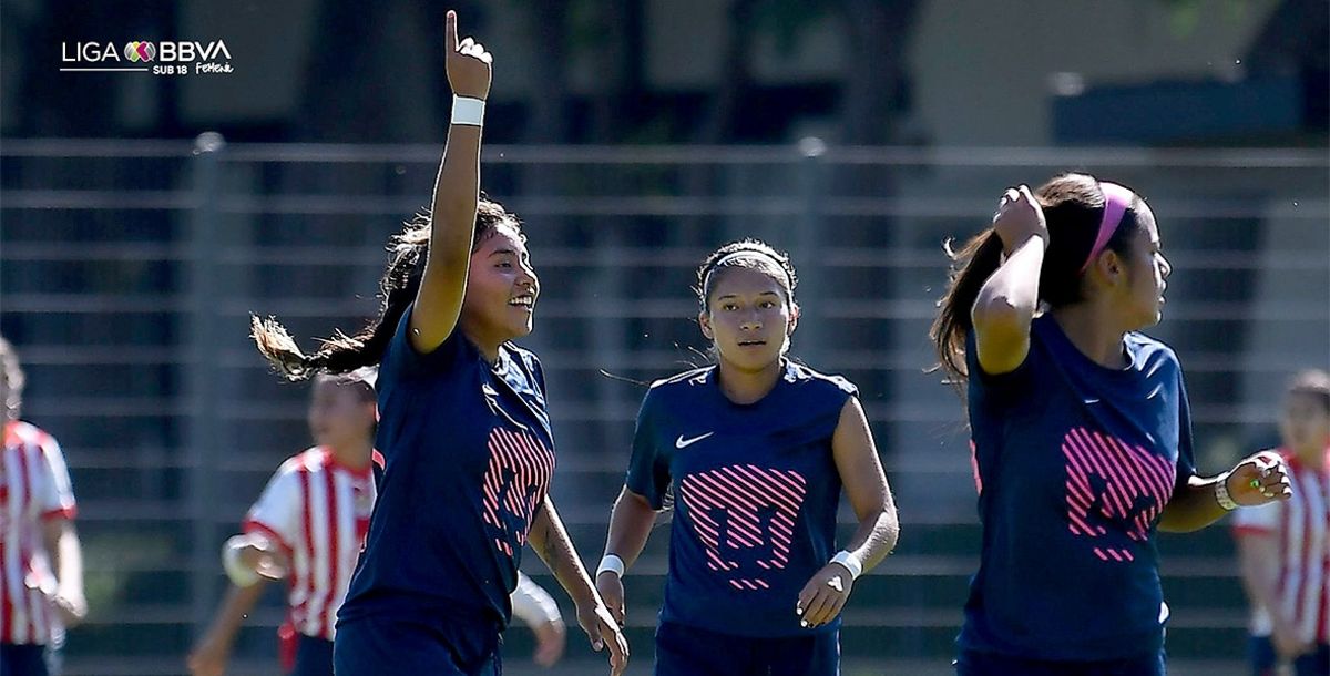 Liga MX Femenil, Apertura 2022, Liguilla, Sub 18, Pumas, Chivas, Necaxa, América, León, Xolos, Semifinales