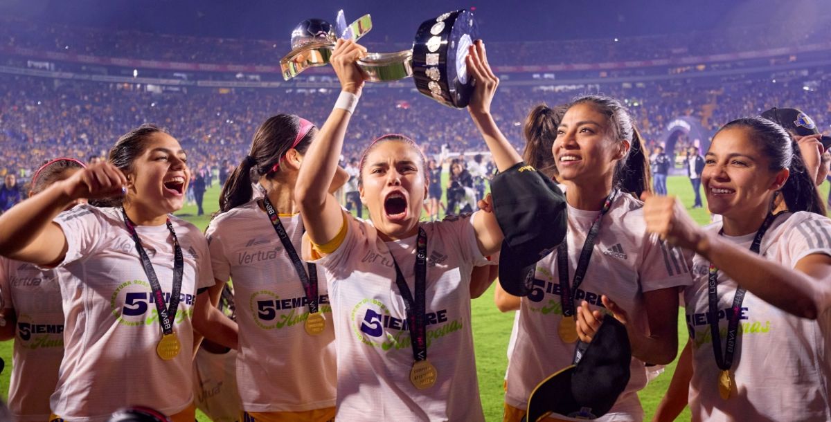 Tigres Femenil, Lizbeth Ovalle, Belén Cruz, Ofelia Solís, Nayeli Rangel, Liliana Mercado, Natalia Villarrreal