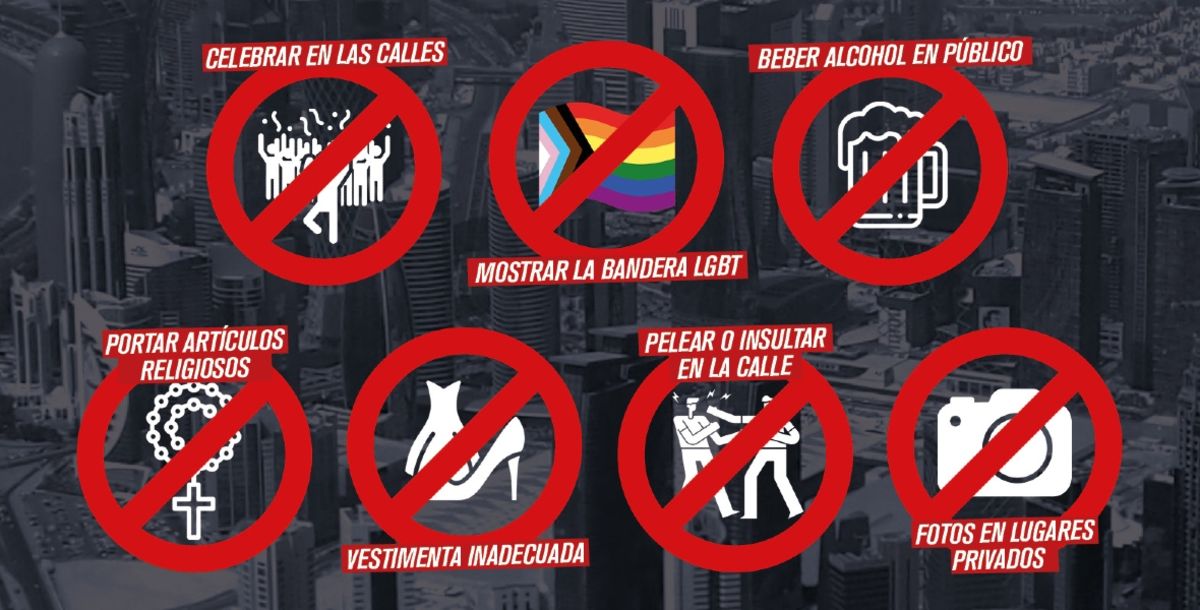 Qatar 2022, restricciones, México, prohibiciones, que no hacer, tarjeta Hayya, Ehteraz, certificado de vacunación