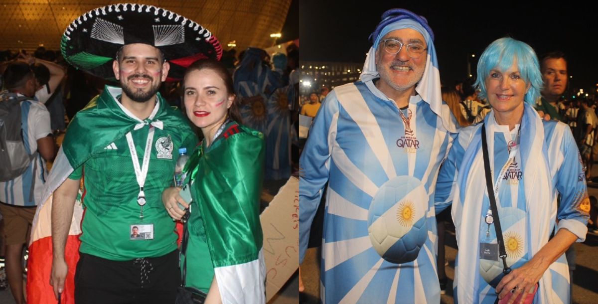 Selección Mexicana, Argentina, Copa del Mundo, Qatar 2022, color, aficiones
