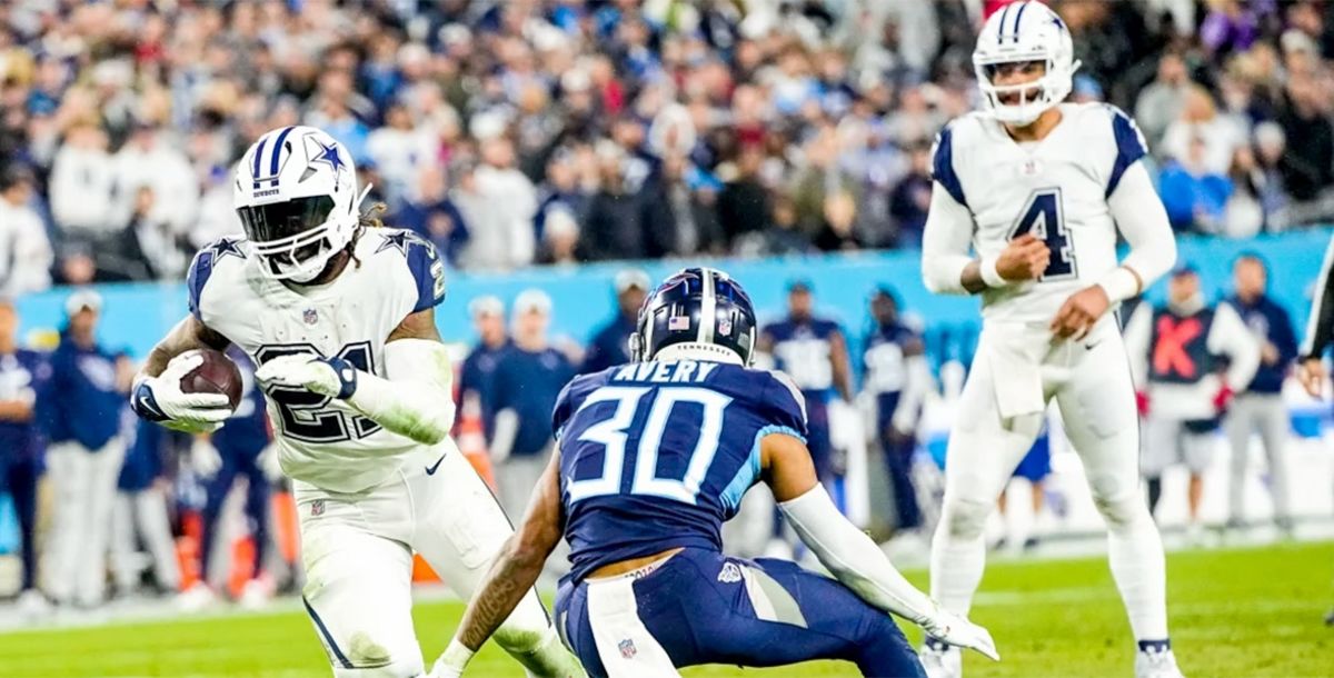 NFL, Semana 17, Cowboys, Titans, Dak Prescott, Dalton Schultz, Ezekiel Elliott, Ryan Tannehill, Derrick Henry