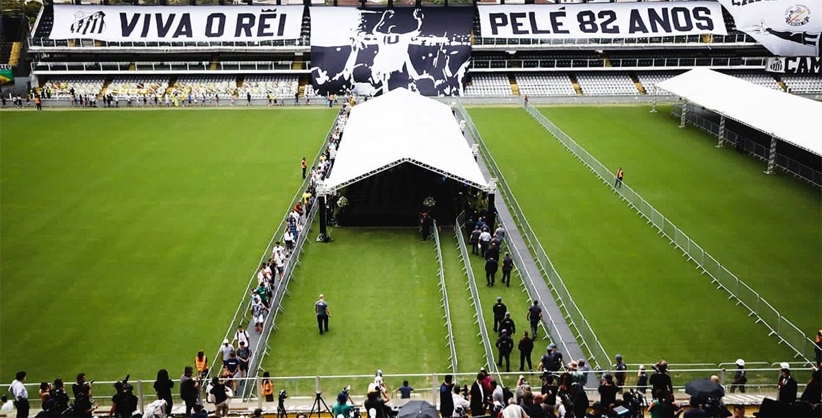Futbol, Pelé, Santos, Funeral de Pelé, Vila Belmiro, Estadio Urbano Caldeira, Gianni Infantino, Alejandro Domínguez, 