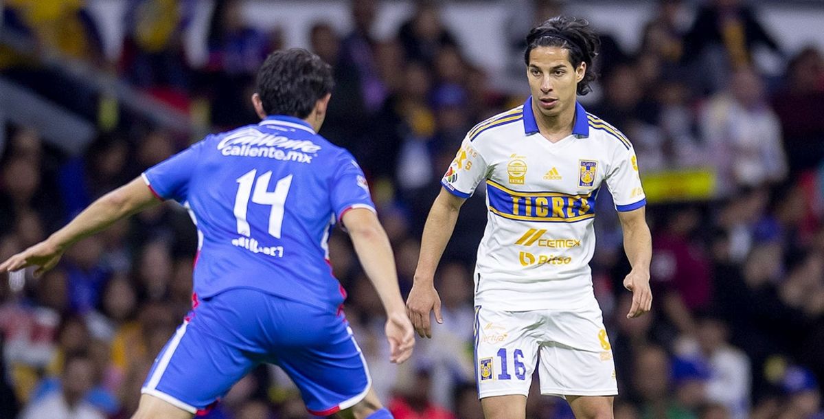 Tigres, Diego Lainez, debut, Liga MX, Clausura 2023, Cruz Azul, Diego Cocca, Nico Ibáñez, Luis Quiñones