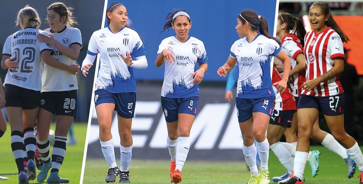 Rayadas, Chivas, América Femenil, Liga MX Femenil, Tigres Femenil, invictos