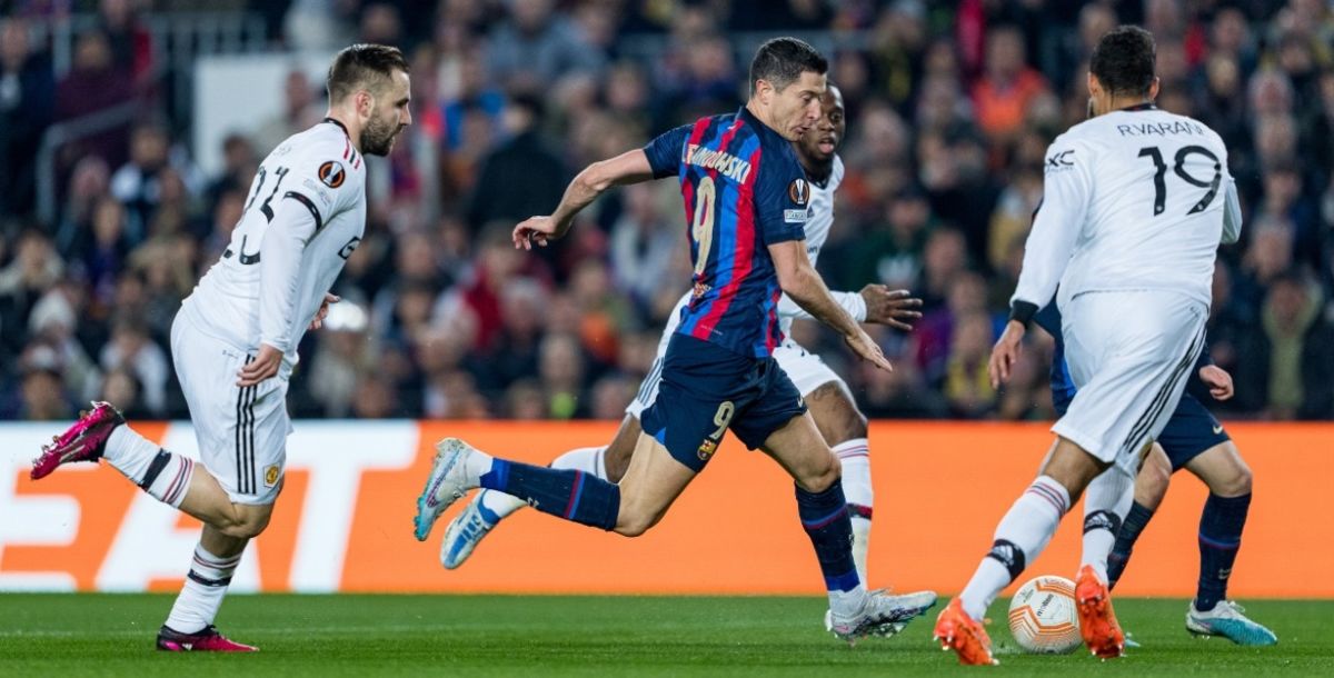 UEFA Europa League, Barcelona, Manchester United, Dieciseisavos, ida, resultados