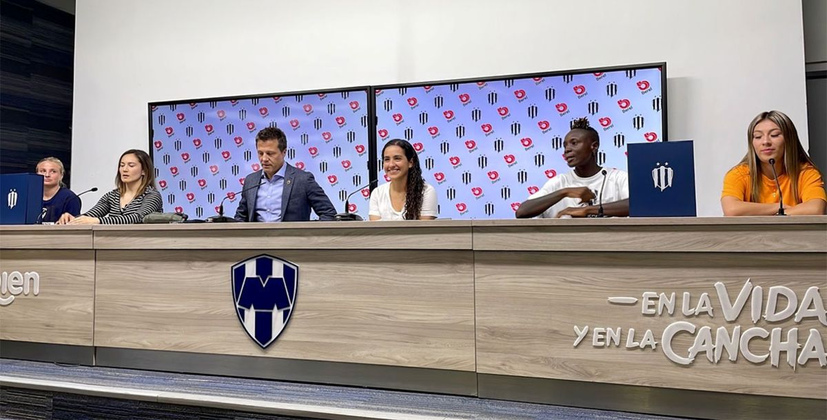 Rayadas, refuerzos, presentación, Chinwendu Ihezuo, Carlee Giammona, Karol Bernal, Desirée Monsiváis, presentación