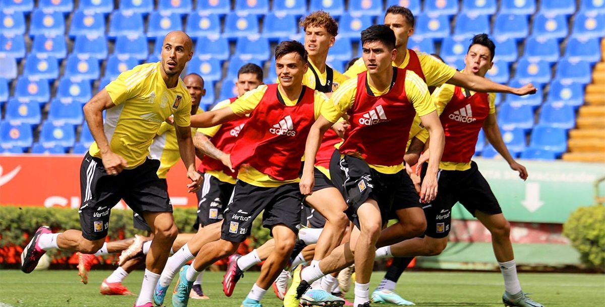 Tigres, Liga MX, Clausura 2023, Necaxa, Gignac, Chima Ruiz, entrenamiento, ONCE inicial de Tigres vs. Necaxa