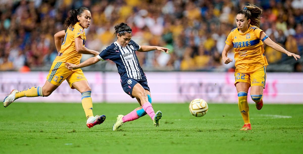 Rayadas Monterrey Tigres Femenil Clásico Nacional Femenil en vivo canal transmisión televisión liga mx femenil