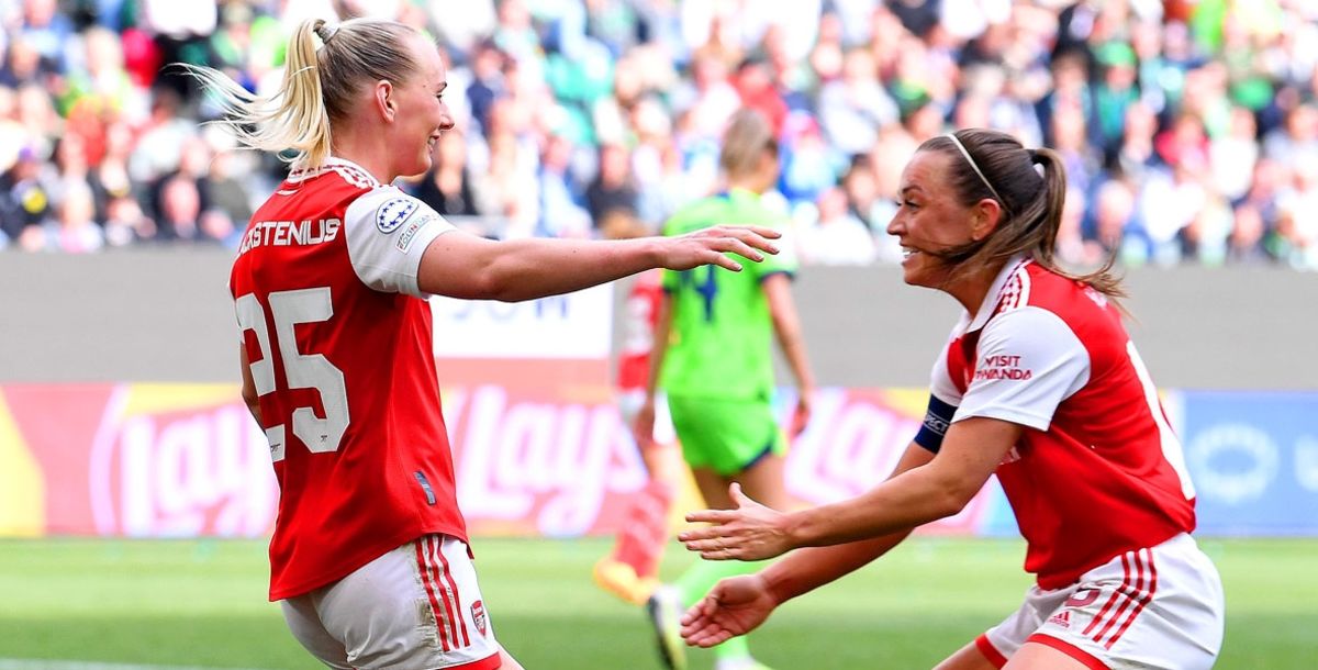 UEFA Champions League Femenil, Semifinales, Wolfsburgo, Arsenal, crónica, resultado, Ewa Pajor, Sveindís Jonsdottir, Rafaelle, Stina Blackstenius