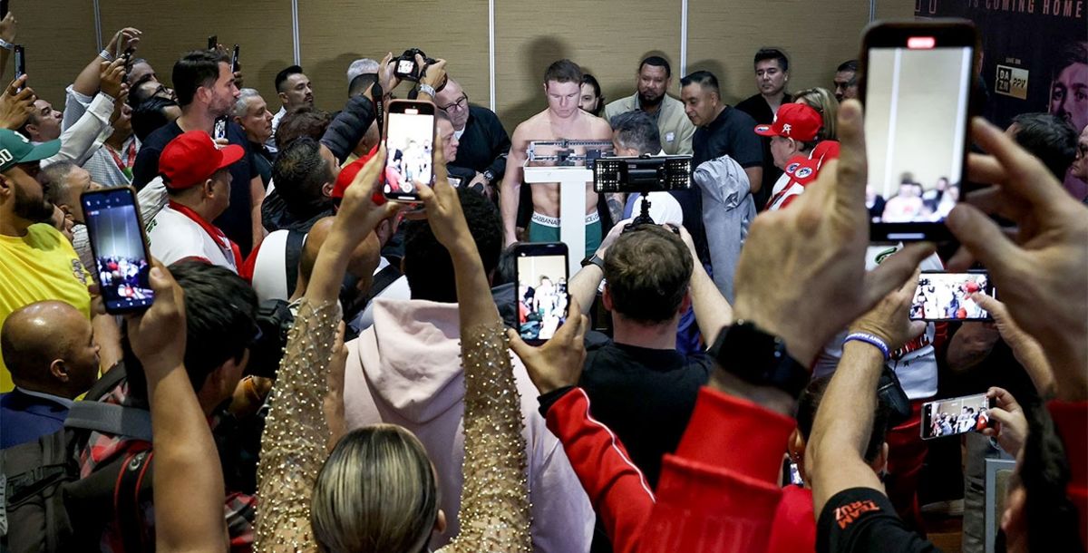 Boxeo, Canelo, Álvarez, Saúl Álvarez, John Ryder, Estadio Akron, Jalisco, México, 6 de mayo, pesaje
