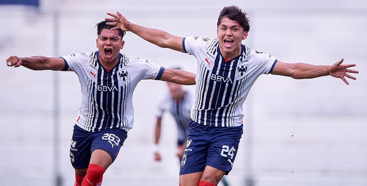 Rayados Sub 18, Monterrey Sub 18, Atlas, Liga MX, Clausura 2023, Liguilla, Ángel Jordán, Joaquín Moxica, Ramón Báeza