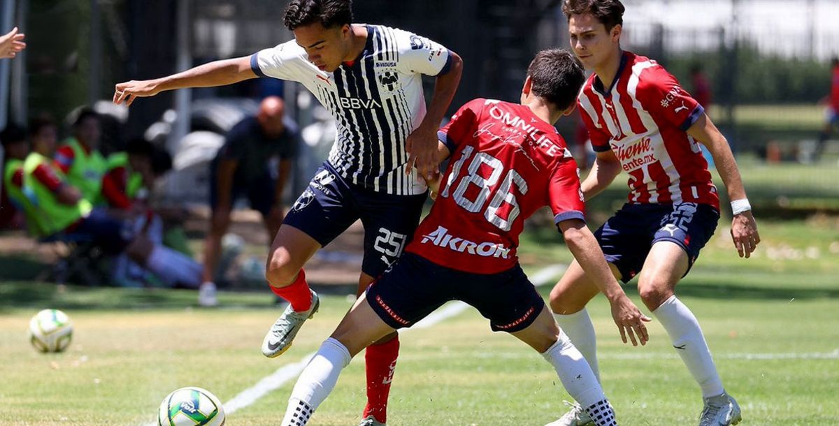 Rayados Sub 18, Monterrey Sub 18, Chivas, Semifinales, Liga MX, Clausura 2023, Liguilla,, Ramón Báeza