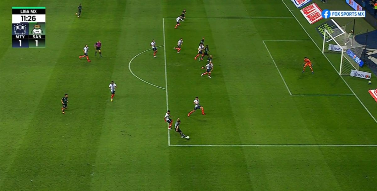 Rayados, Monterrey, Santos, Liga MX, Cuartos de Final, Matheus Dória, gol anulado