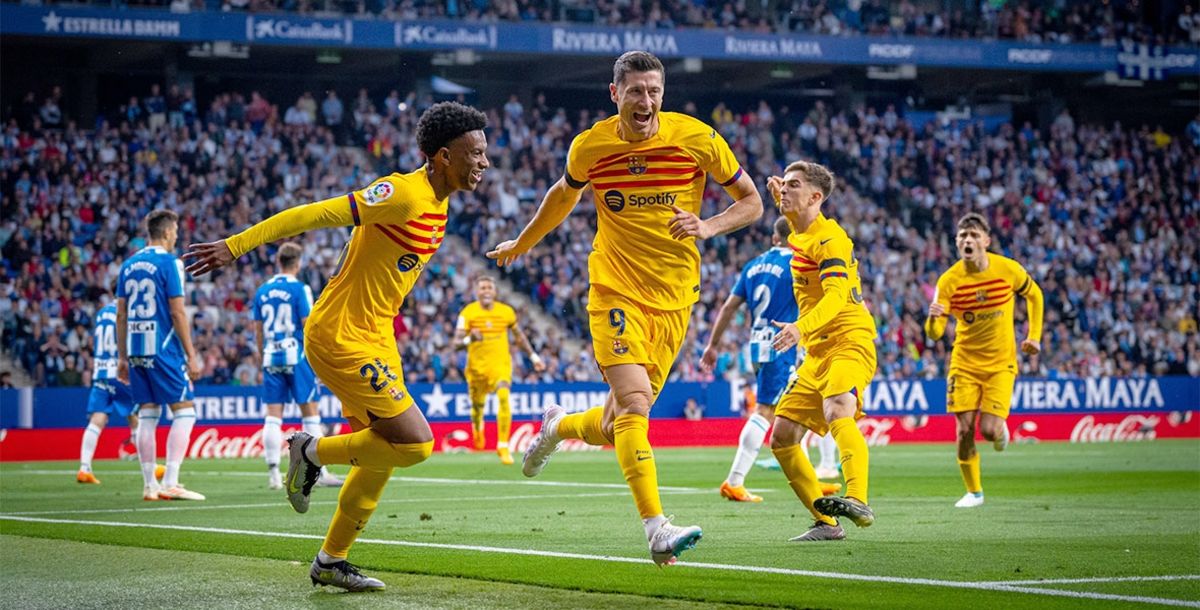 LaLiga, Barcelona, Espanyol, Xavi Hernández, Lionel Messi, Real Madrid, Robert Lewandowski, Alejandro Balde, Jules Koundé, Barcelona campeón