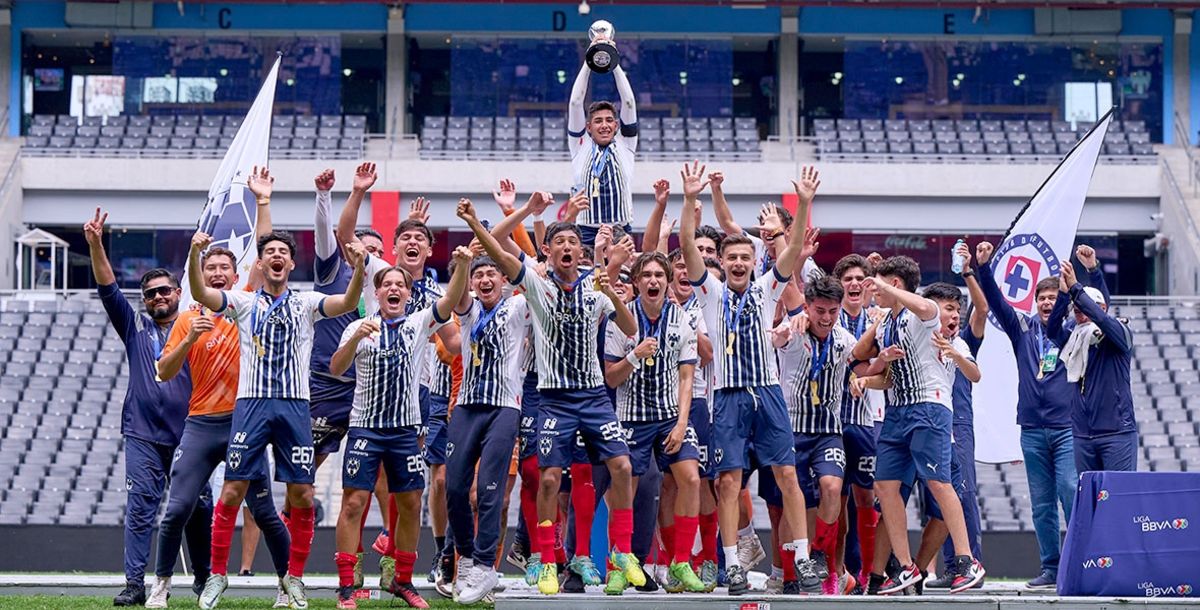 Rayados, Cruz Azul, Sub 18, Liga MX, Clausura 2023, Final, Vuelta, Estadio BBVA, Ramón Báeza, crónica, resultado