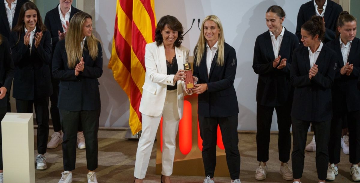 Barcelona Femenino, Alexia Putellas, medalla de honor, parlamento de cataluna