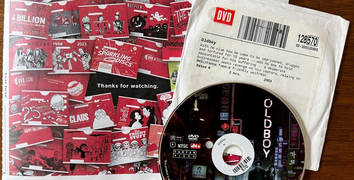 Cine, Netflix, DVD, streaming, VHS, renta, Blockbuster, US Postal, renta de DVDs