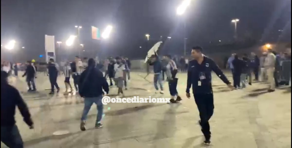 Rayados, Monterrey, Estadio BBVA, pelea, bronca, San Luis, que pasó, Liguilla