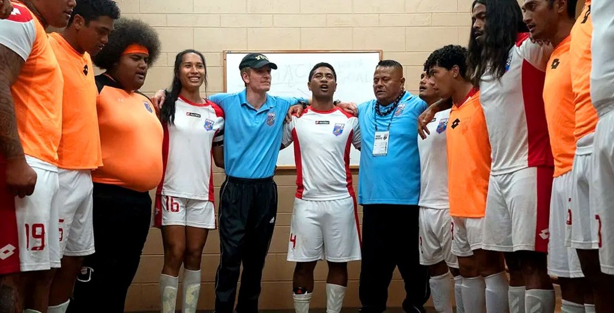 Cine, Taika Waititi, Michael Fassbender, Elisabeth Moss, Oscar Kightley, Gol Gana, Next Goal Wins, Samoa Americana, Australia, Mundial Brasil 2014, mayor goleada de la historia