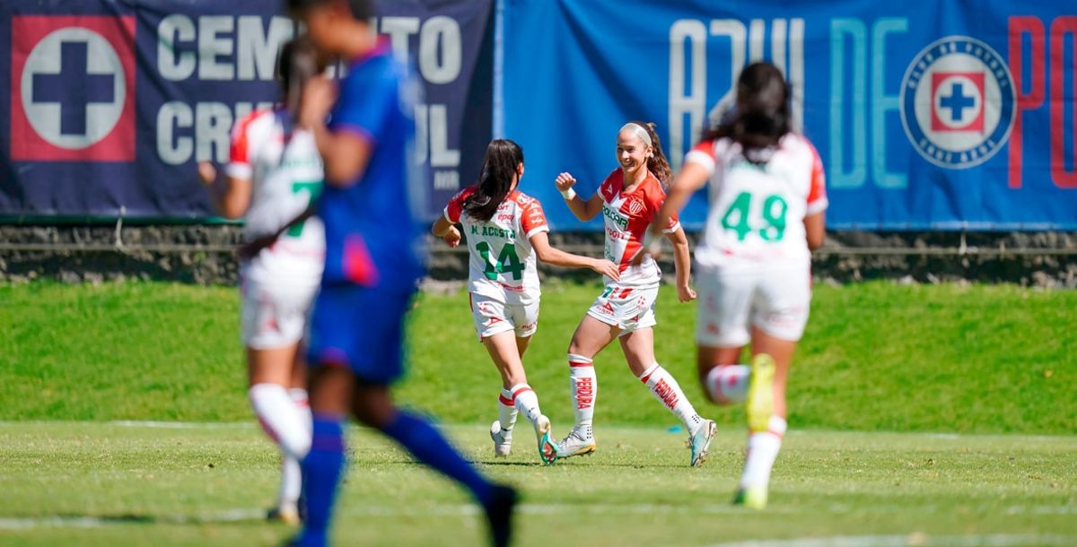 Liga MX Femenil, Clausura 2024, Jornada 1, Cruz Azul, Necaxa, Centellas, Danielle Fuentes, Saira López, José Cevada, Miguel Ramírez, resultado, crónica