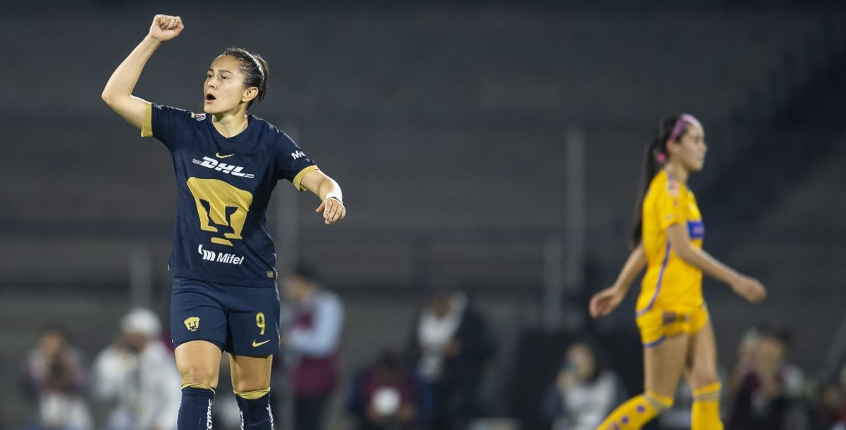 Desirée Monsiváis, Pumas, Tigres Femenil, Liga MX Femenil, goles, jornada 2