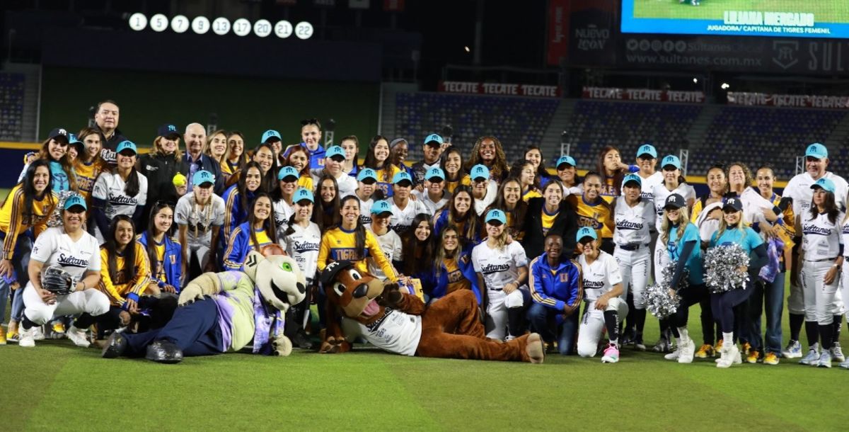 Liga Mexicana de Softbol, Sultanes Femenil, inauguración, asistencia, Tigres, triunfo