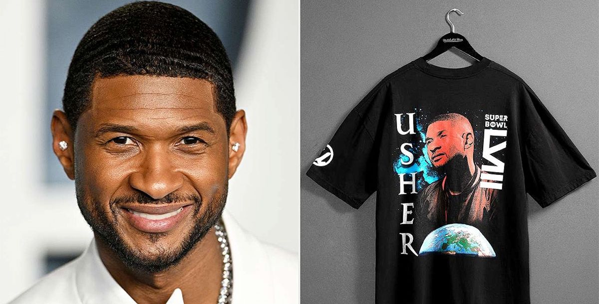NFL, Usher, Super Bowl LVIII, línea de ropa, Chiefs, 49ers, Las Vegas, Elvis Presley, Frank Sinatra, Black Eyed Peas