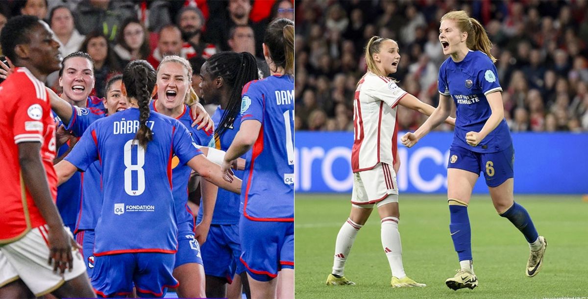 UEFA Woman s Champions League, Champions Femenil, Chelsea, Benfica, Ajax, Lyon, Cuartos de Final, Ida, resultados, crónica
