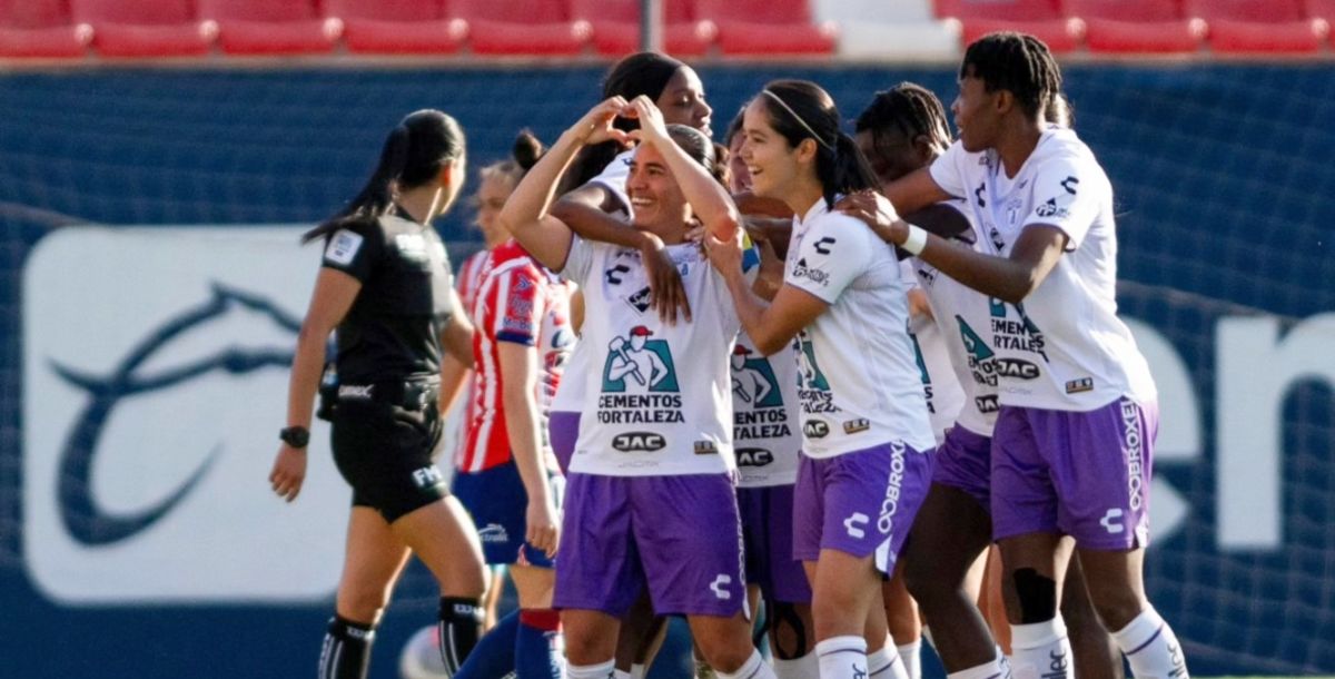 Pachuca Femenil, San Luis, Liga MX Femenil, Charlyn Corral goles, resumen