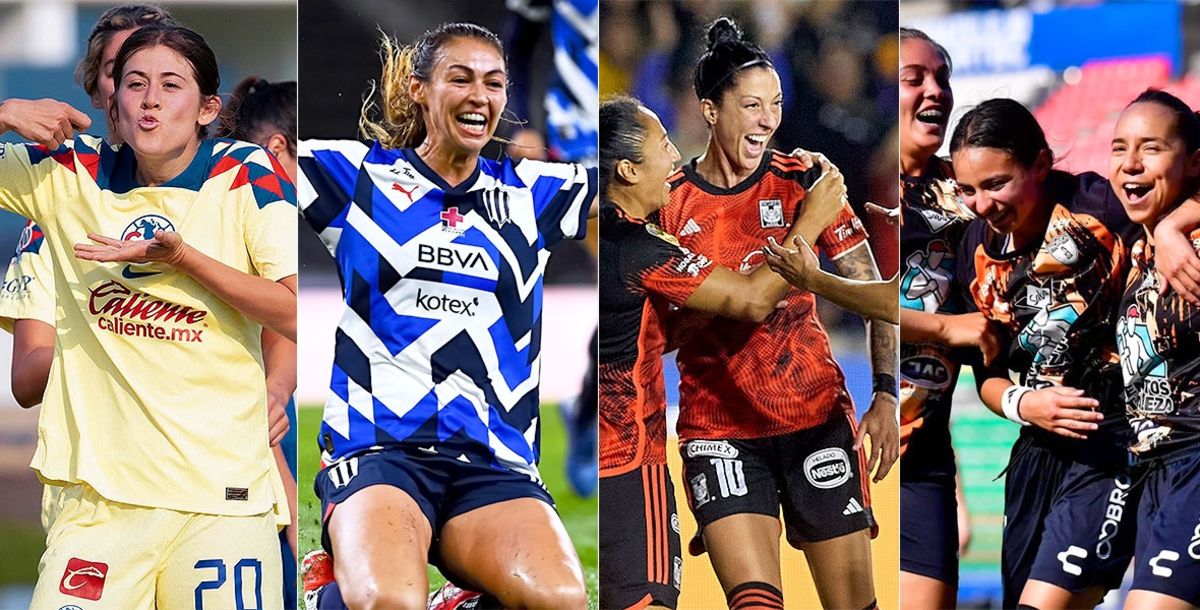 Liga MX Femenil, Clausura 2024, Rayadas, Tigres Femenil, Pachuca, América, Liguilla, liderato general