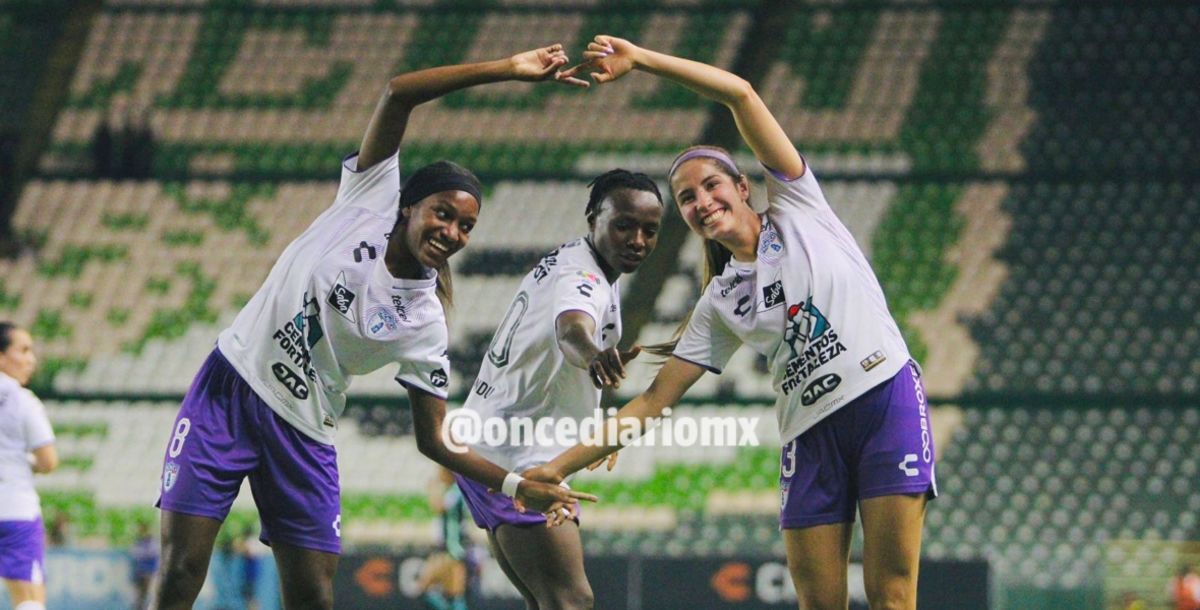 Pachuca Femenil, Tuzas, Liga MX Femenil, León, Charlyn Corral, goles, resumen