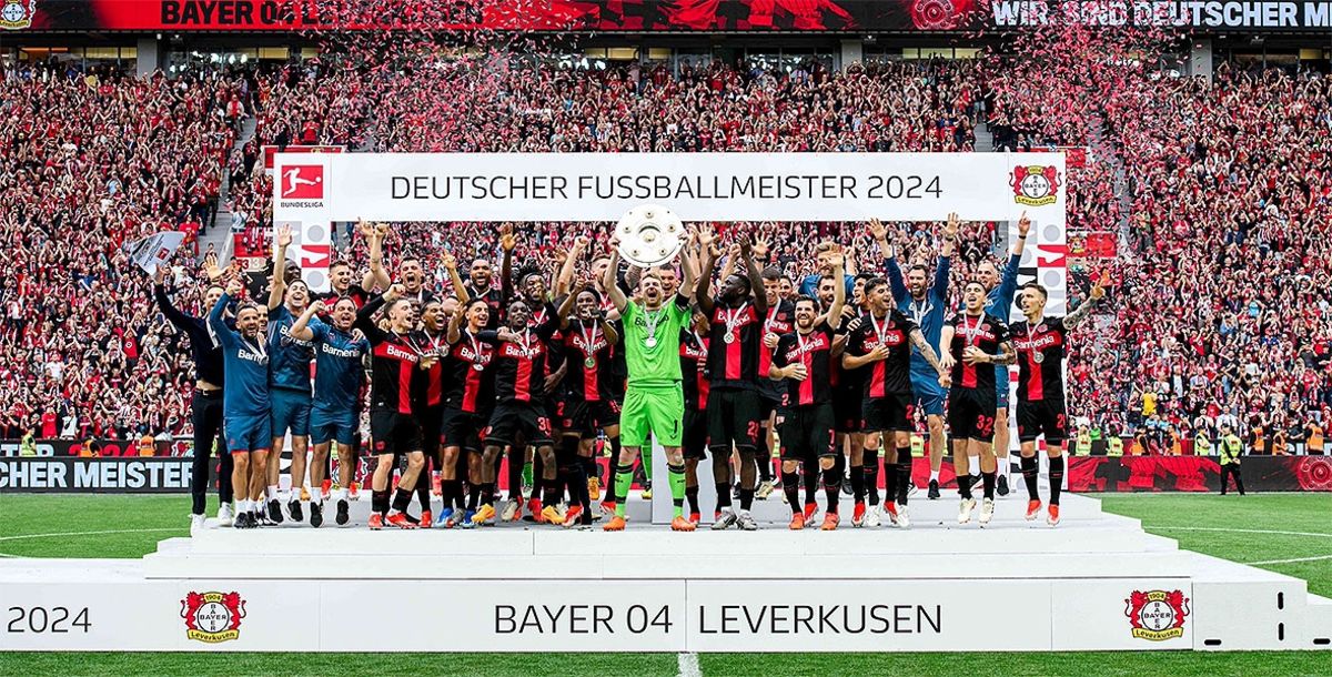 Bundesliga, Bayer Leverkusen, Augsburgo, maldición del Vicekusen, Stuttgart, 51 partidos sin perder, Xabi Alonso, Bayern Múnich, Europa League, Atalanta, Kaiserslautern