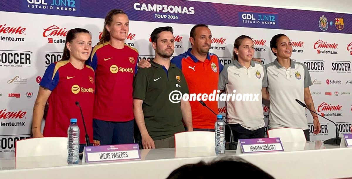 FC Barcelona Femeni, Camp3onas Tour 2024, Chivas, Jonatan Giráldez, Irene Paredes, Claudia Pina, Joaquín Moreno, Caro Jaramillo, Alicia Cervantes, reacciones