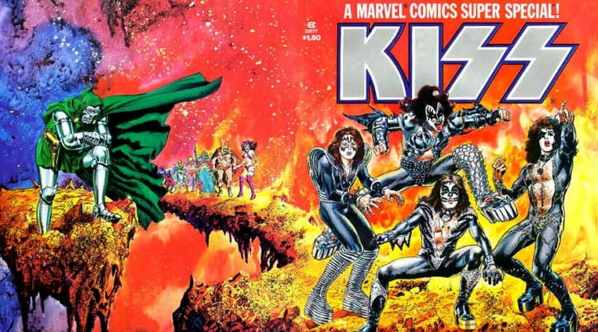 Música, Kiss, comics, Stan Lee, Marvel, Gene Simmons, Ace Frehley, Paul Stanley, Peter Criss, 30 de junio de 1977