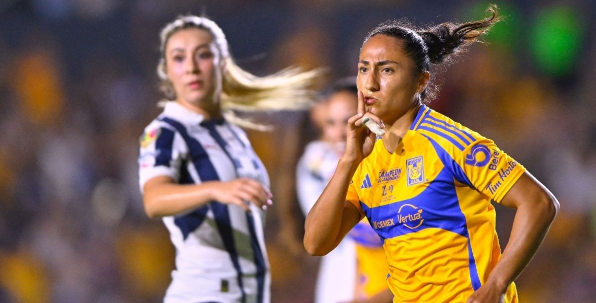 Stephany Mayor, Campeón de Campeonas, Tigres Femenil, gol, palmarés