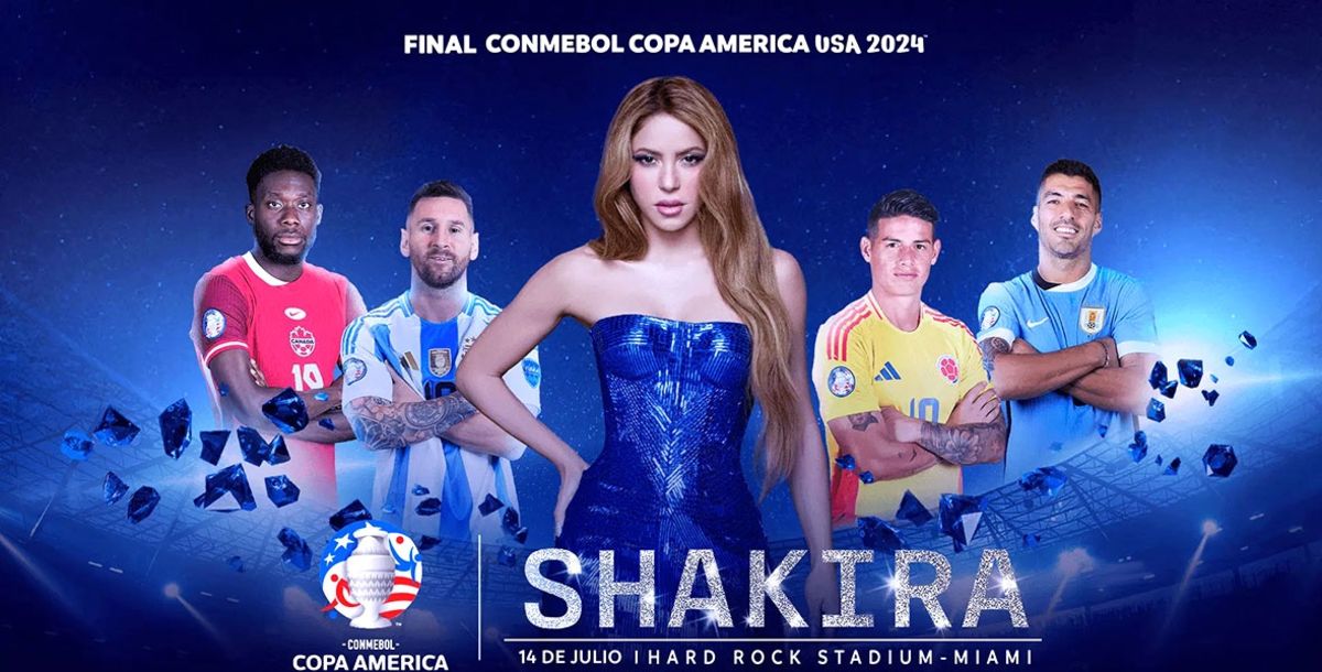 Shakira, Copa América, medio tiempo, show, Las mujeres ya no lloran, Conmebol