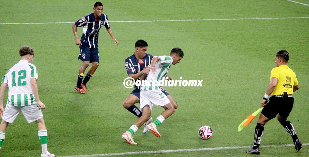 Rayados, Supercopa Monterrey, Sub 19, Real Betis, Hugo Castillo, Joel Domínguez Alessandro Tagle, Joaquin Moxica, Iker Fimbres, Cristian Reyes
