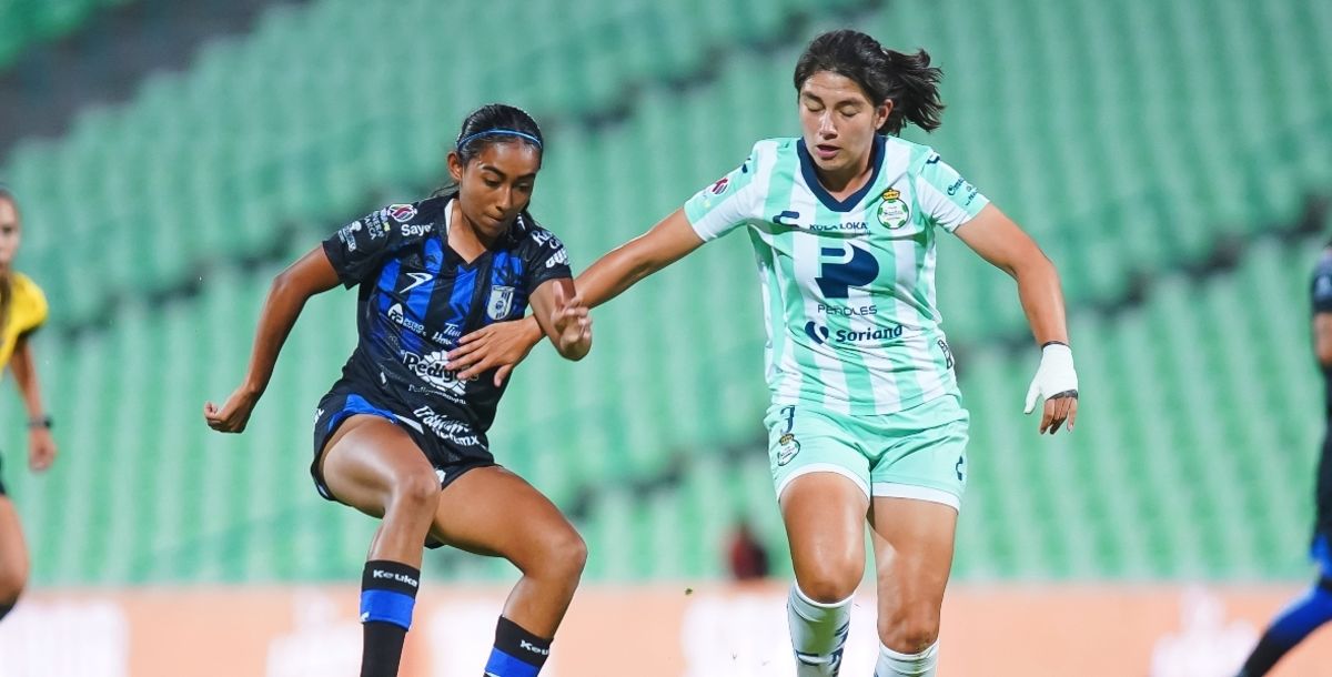 Querétaro, Santos Femenil, Liga MX Femenil, goles, resumen, Gallos
