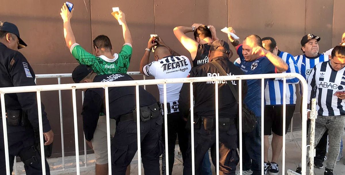 Rayados, Monterrey, Torreón, operativo de seguridad, Liga MX, Apertura 2023, Estadio TSM, aficionados